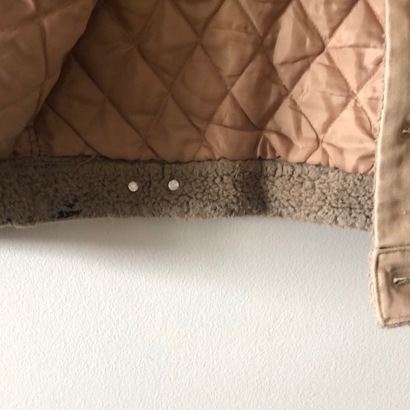 Sherpa edged tan jacket - Picture 4 of 4